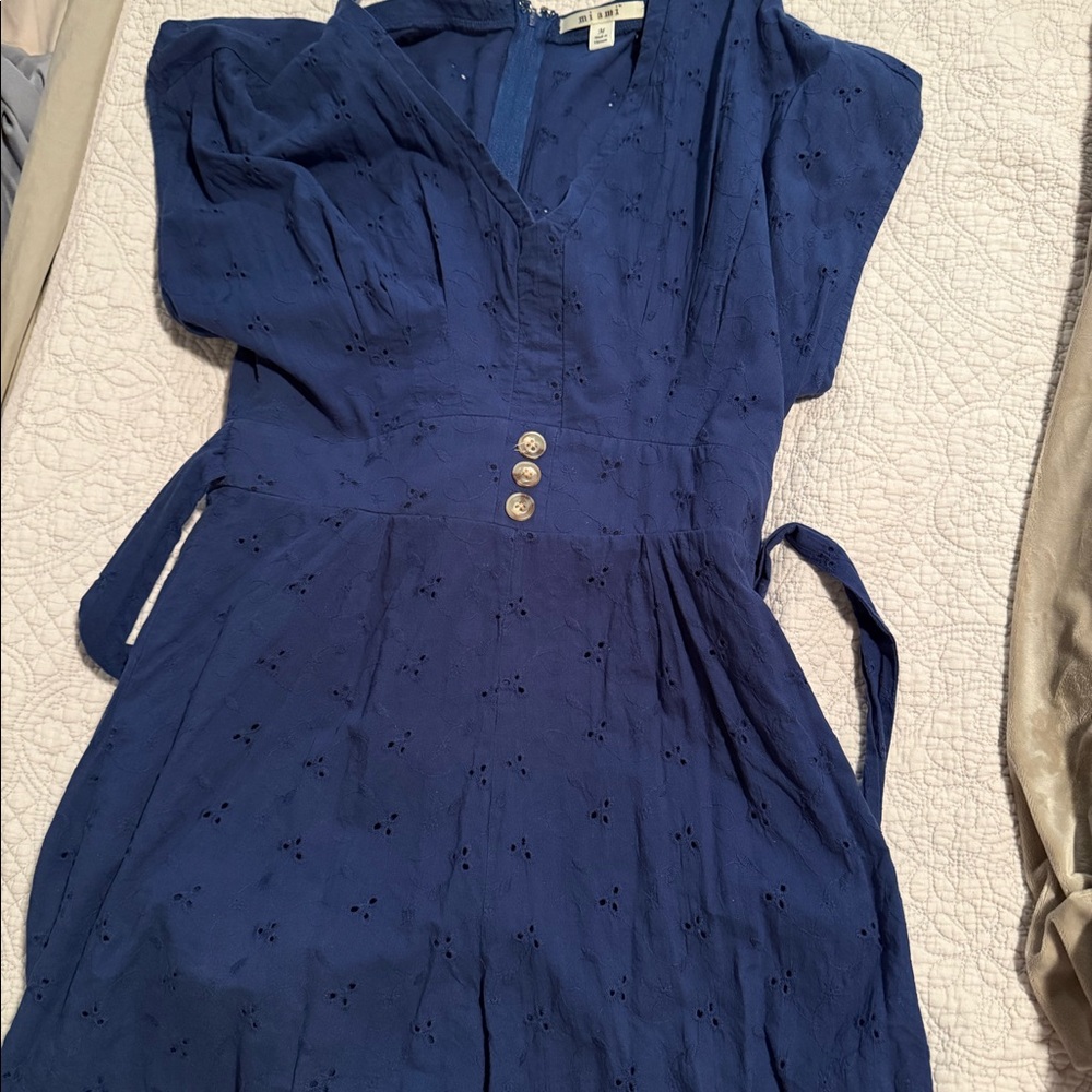 Blue romper from francesca’s